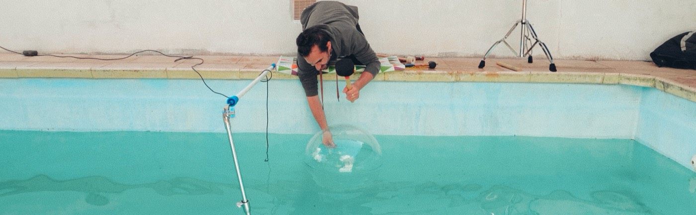 Recording percussion for In Utero